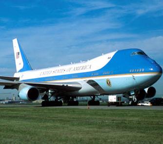 Small Plane Disrupts Air Force One